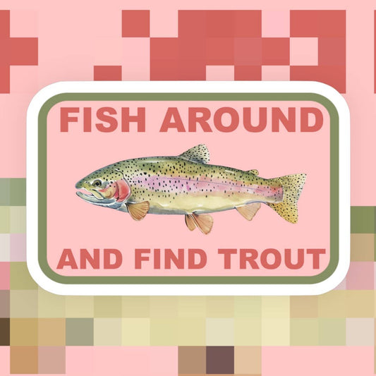 Find Trout Sticker