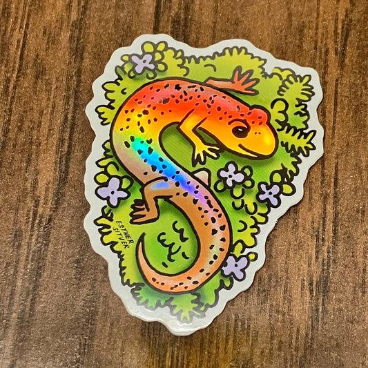 Salamander Holographic Sticker