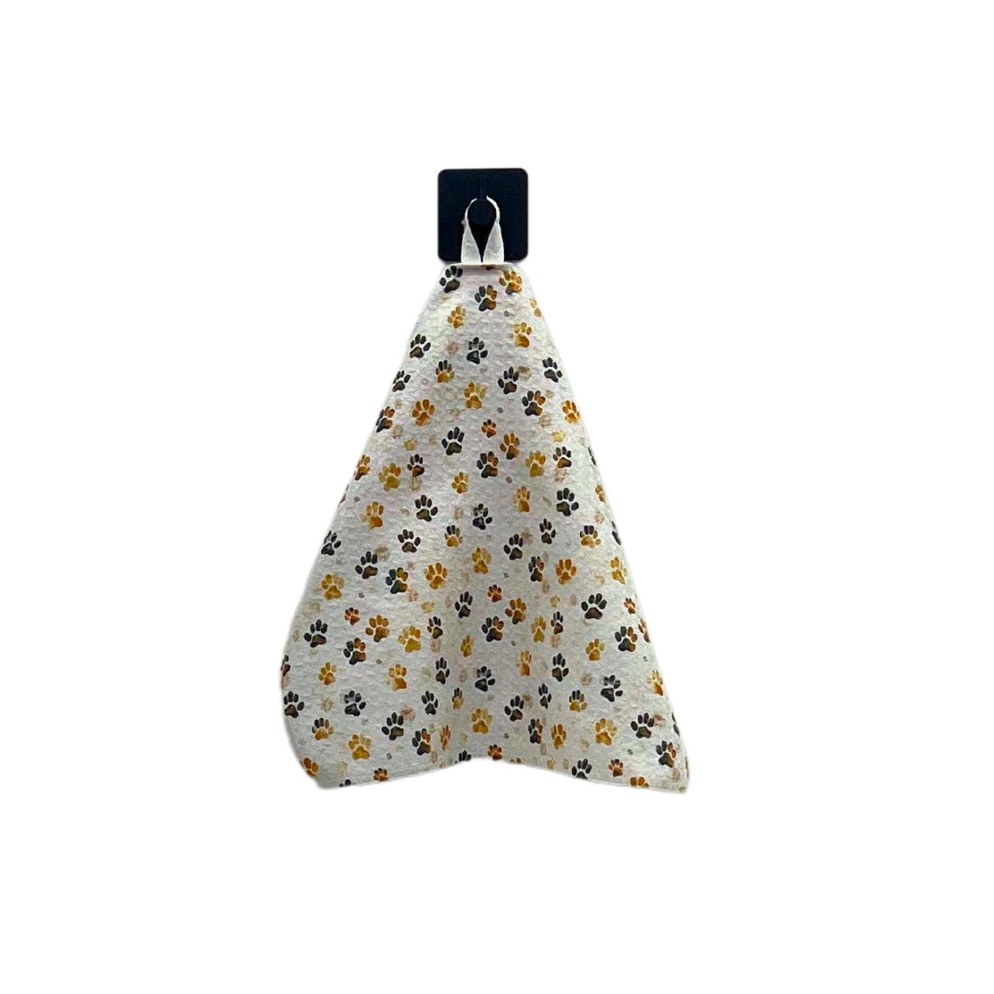Dog Paw Prints Waffle Washcloth