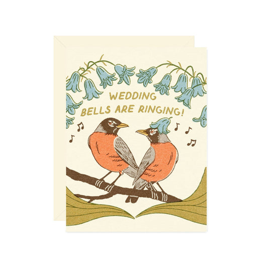 Bird Wedding Bells Card