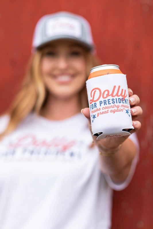 Dolly for President Coozie