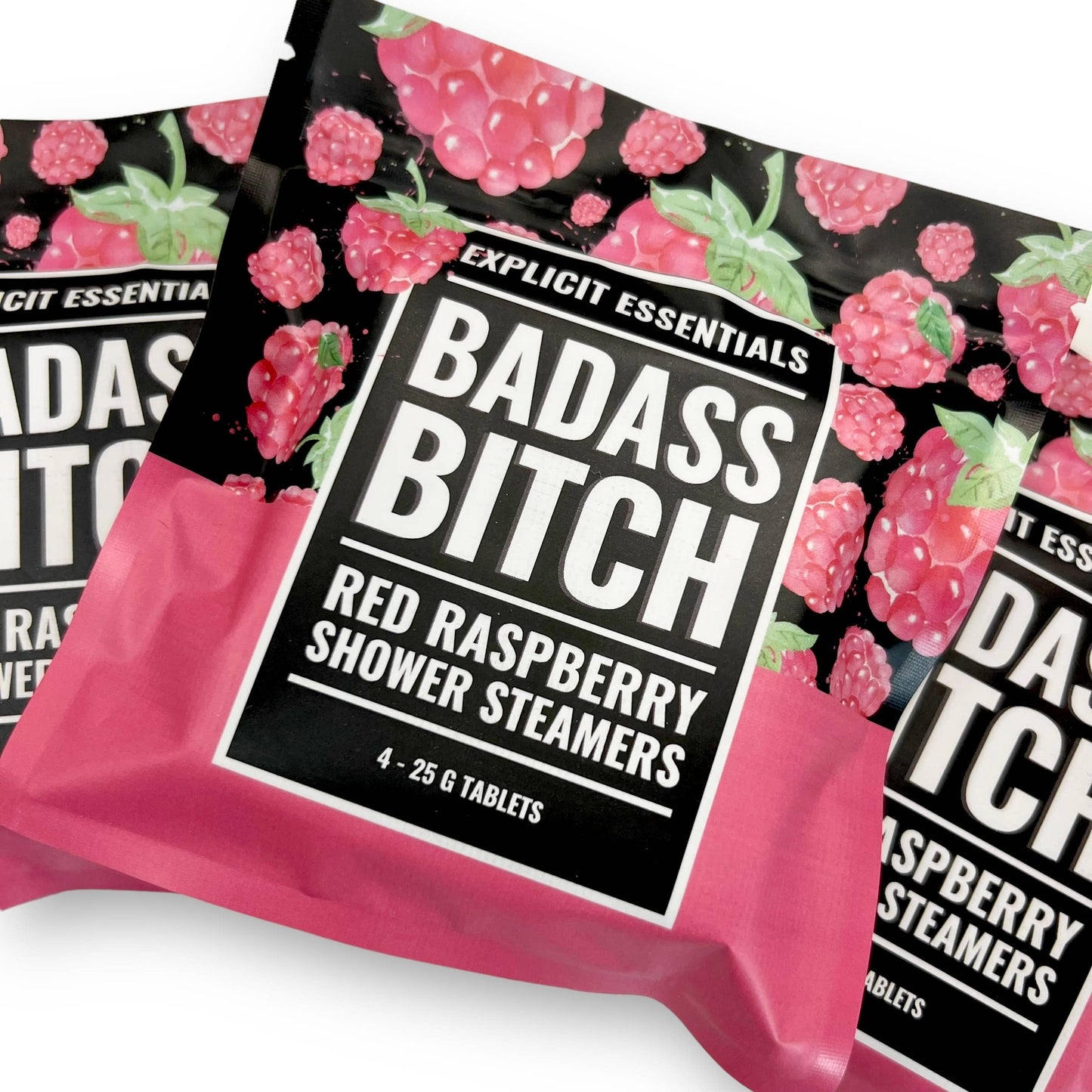 Bad Ass B Raspberry Shower Steamers