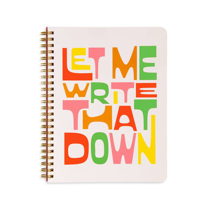 Write That Down Mini Notebook