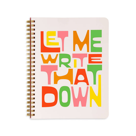 Write That Down Mini Notebook