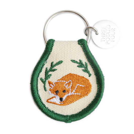 Fox Patch Keychain