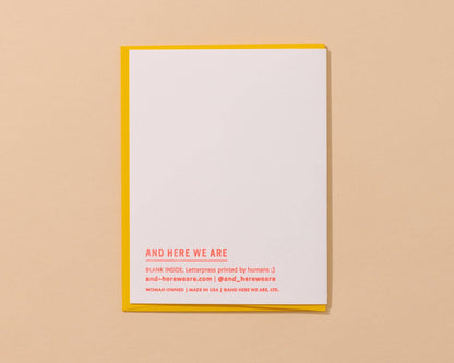 Hottie Hot Dog Birthday Card