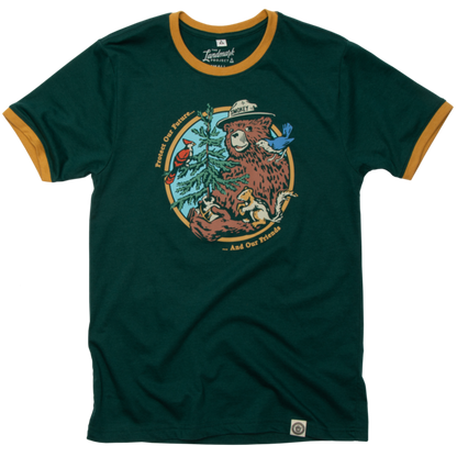 Smokey's Friends Ringer Tee