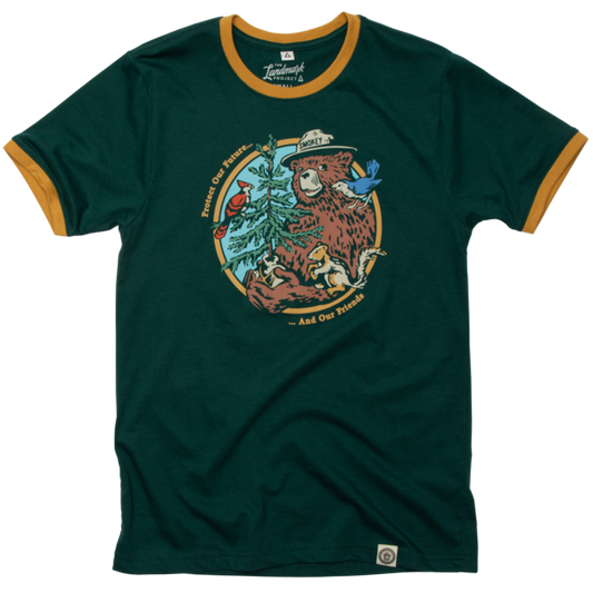 Smokey's Friends Ringer Tee