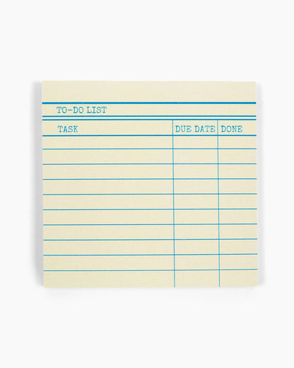 Library Card Post-It ® Note