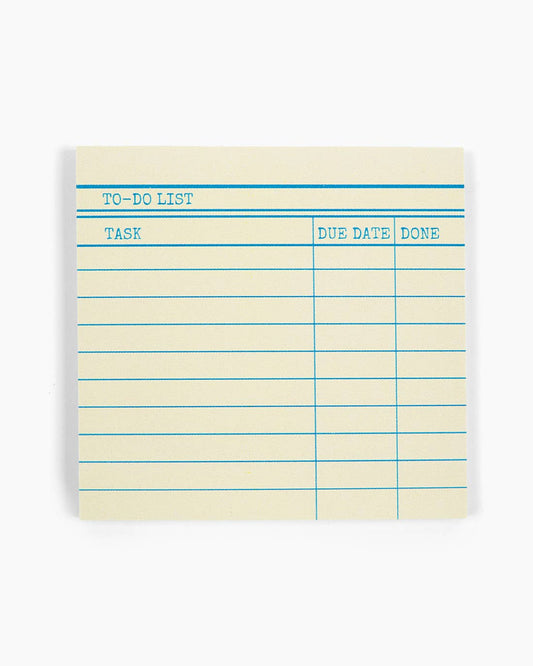 Library Card Post-It ® Note