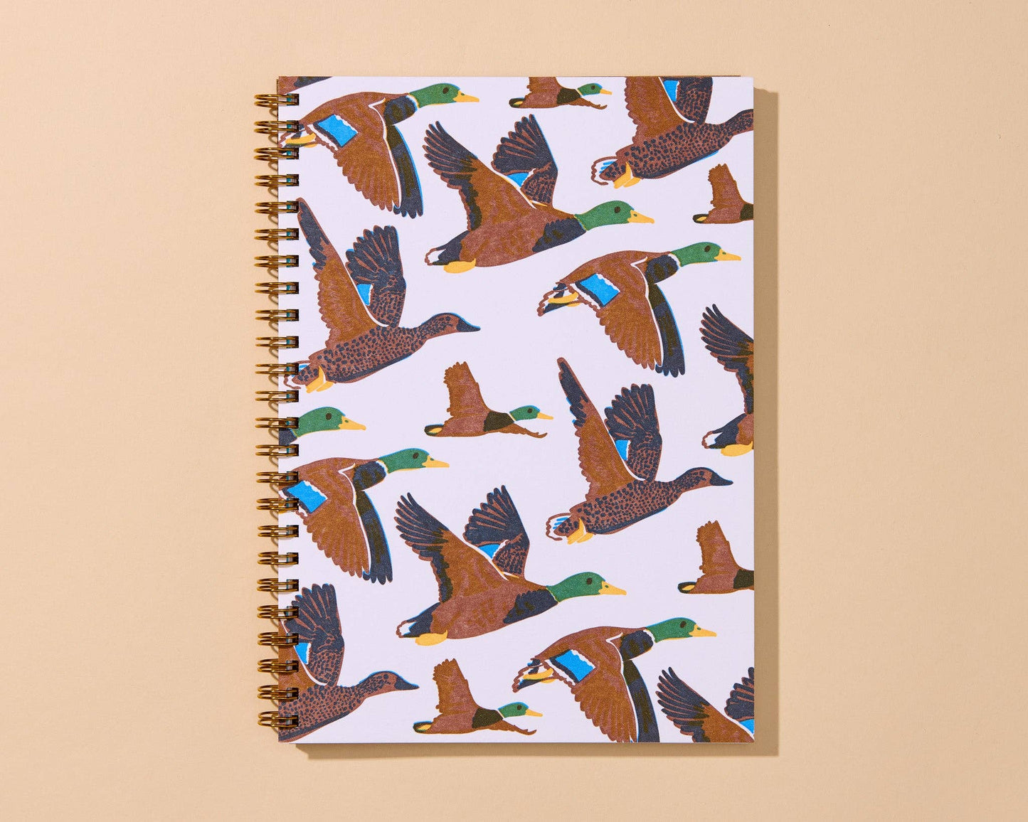 Flying Mallards A5 Spiral Notebook