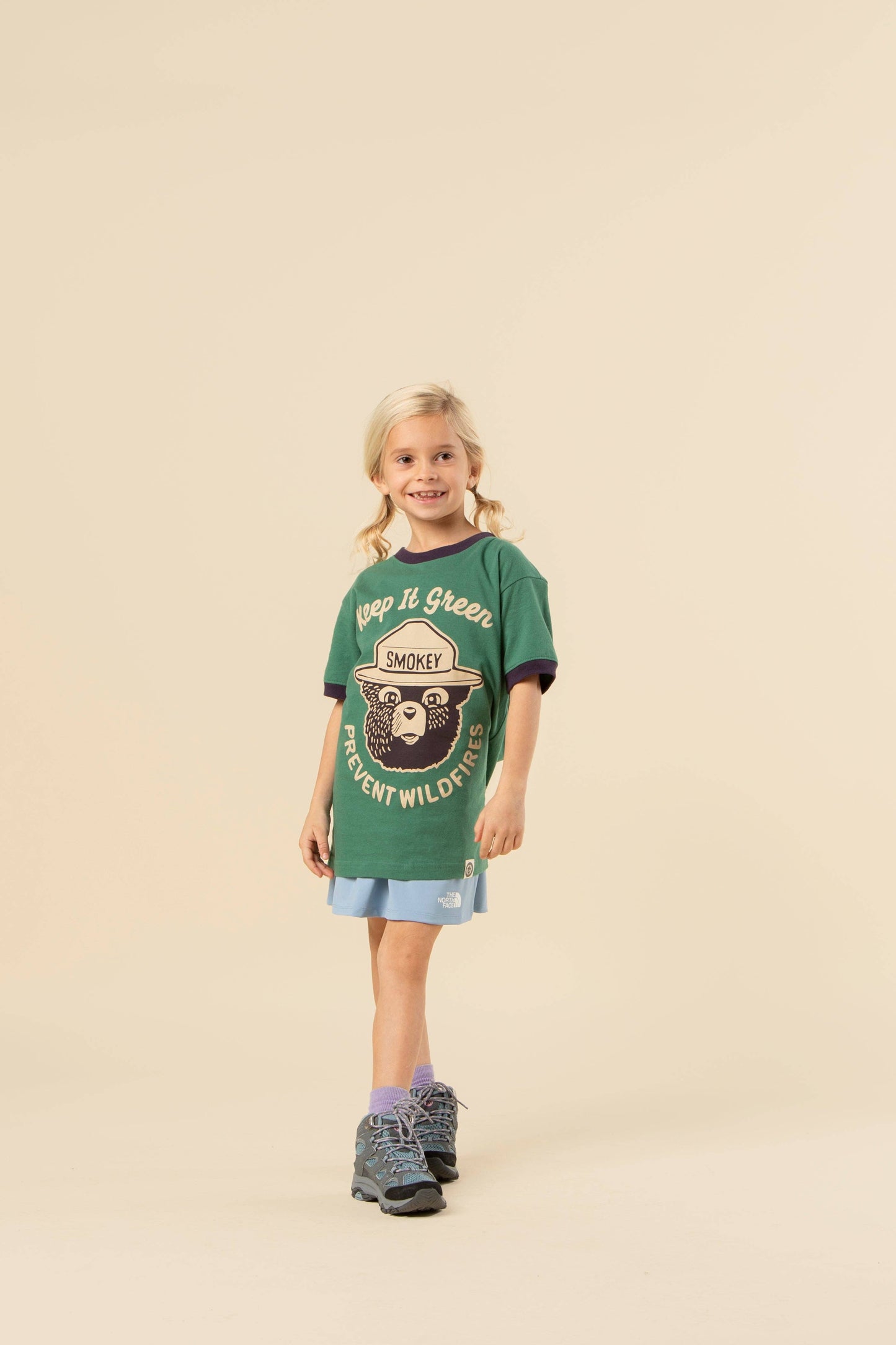 Keep It Green Youth Ringer Tee