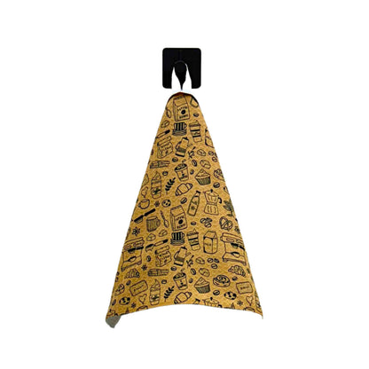 Coffee Barista Waffle Washcloth