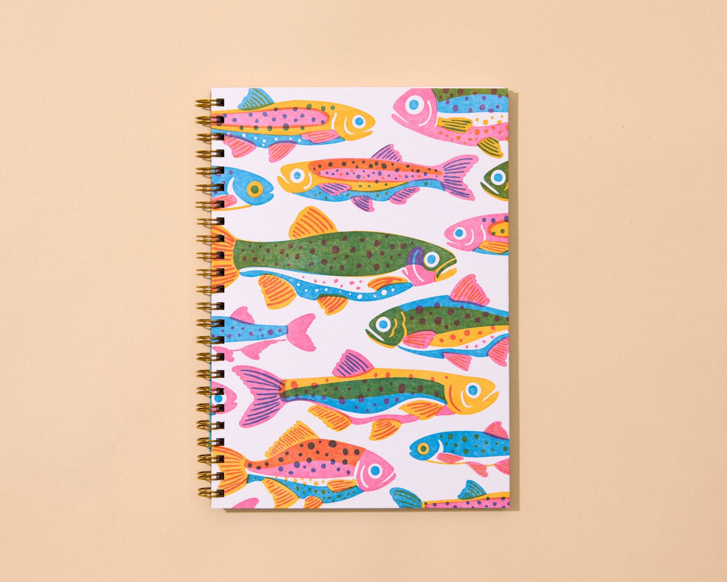 Rainbow Trout A5 Spiral Notebook