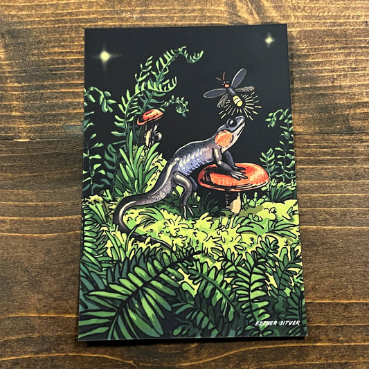 Salamander Firefly Postcard