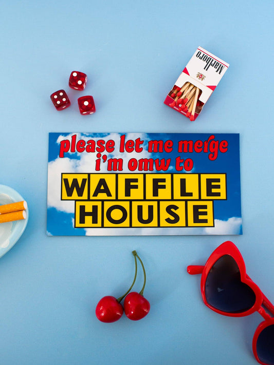 Waffle House Car Magnet