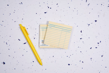 Library Card Post-It ® Note