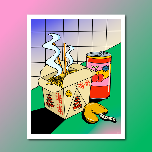 Takeout 5x7 Art Print