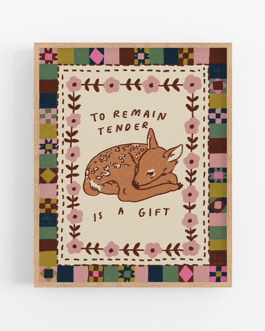 Tender Deer 8x10 Art Print
