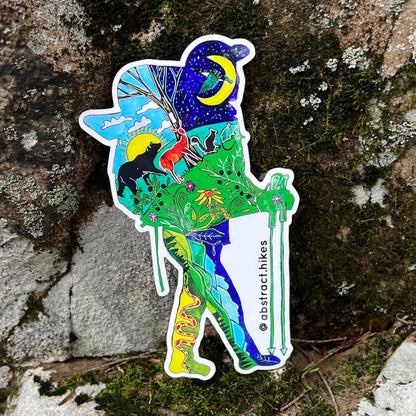 Appalachian Trail Hiker Sticker