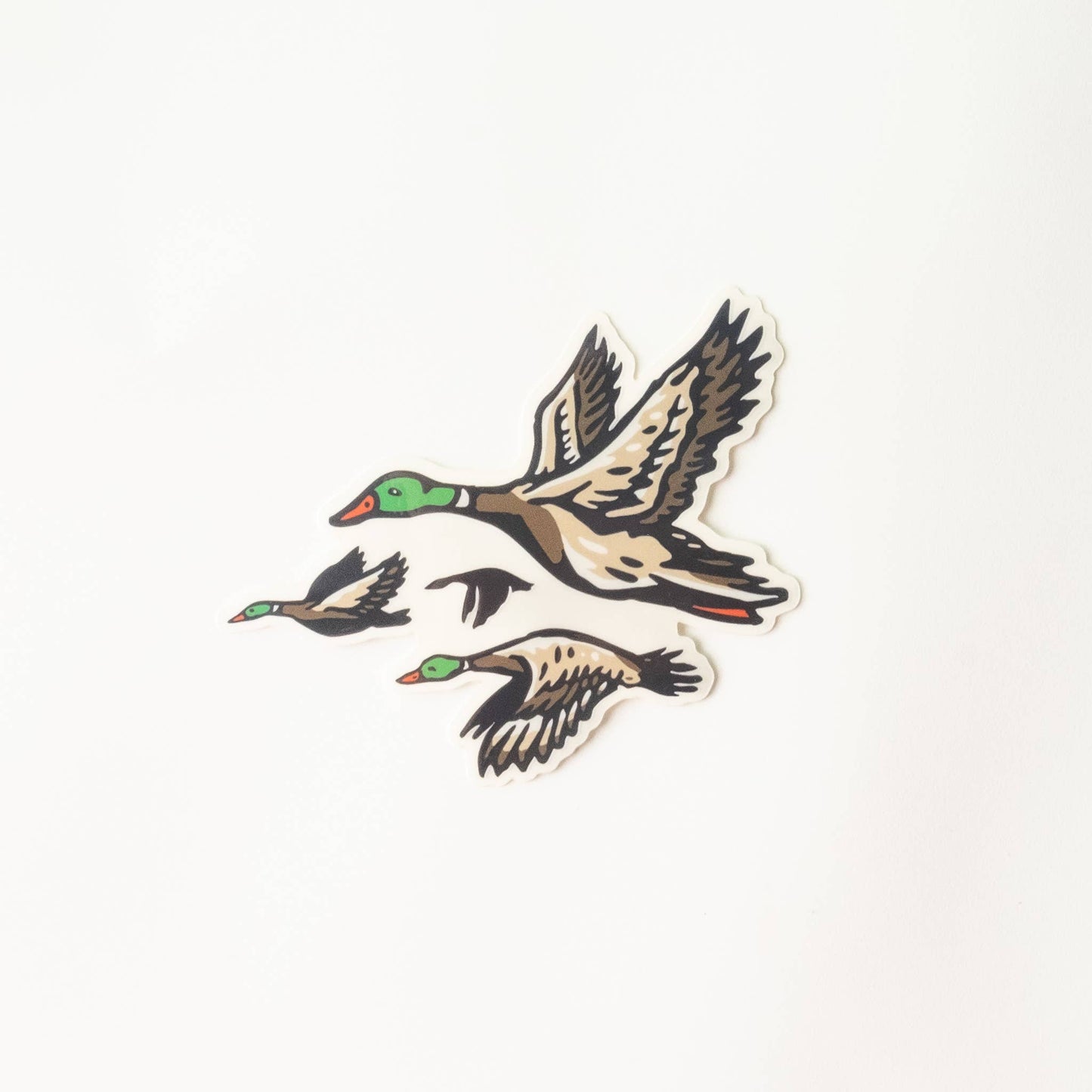 Mallard Ducks Sticker