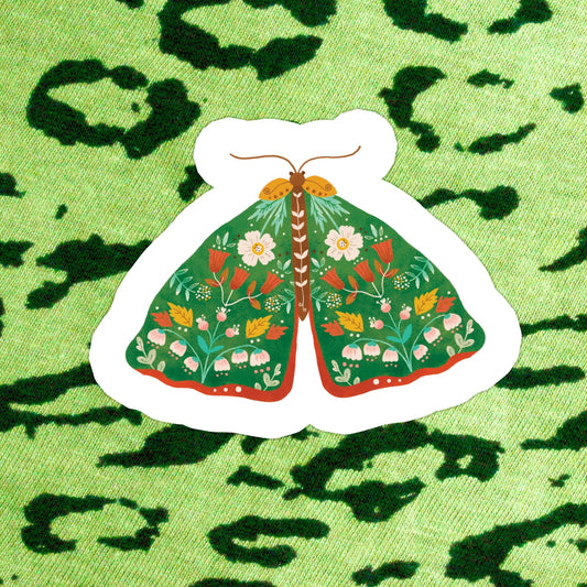 Floral Butterfly Sticker