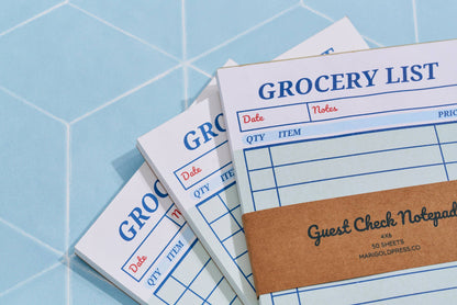 Grocery List Notepad