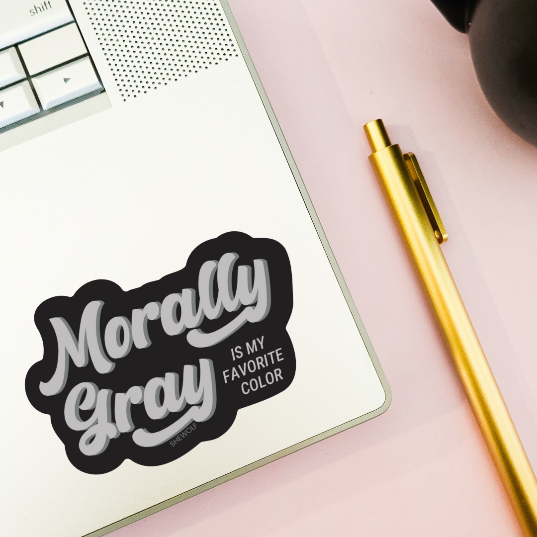 Morally Gray Sticker