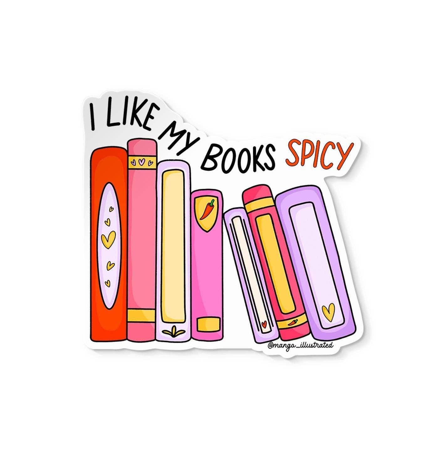 Like Spicy Books Sticker