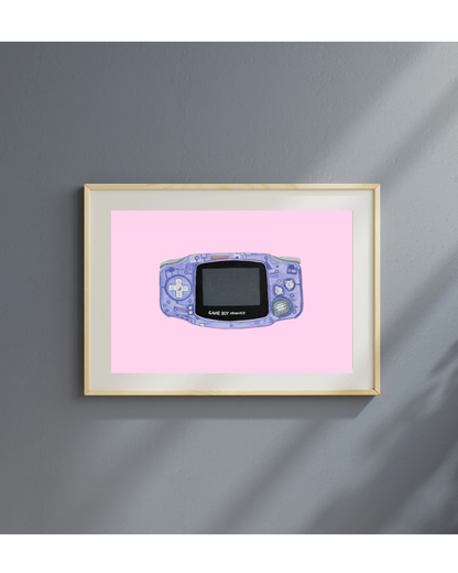 GameBoy Advance 8x10 Art Print