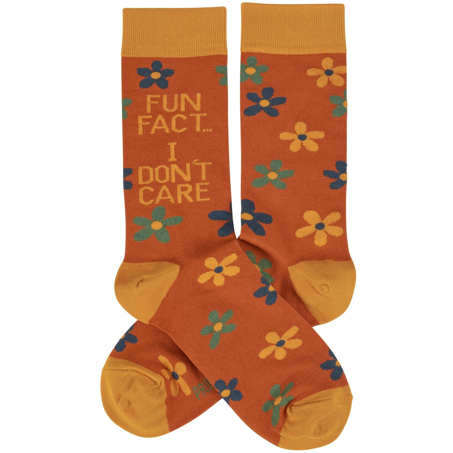 Fun Fact I Don't Care Socks