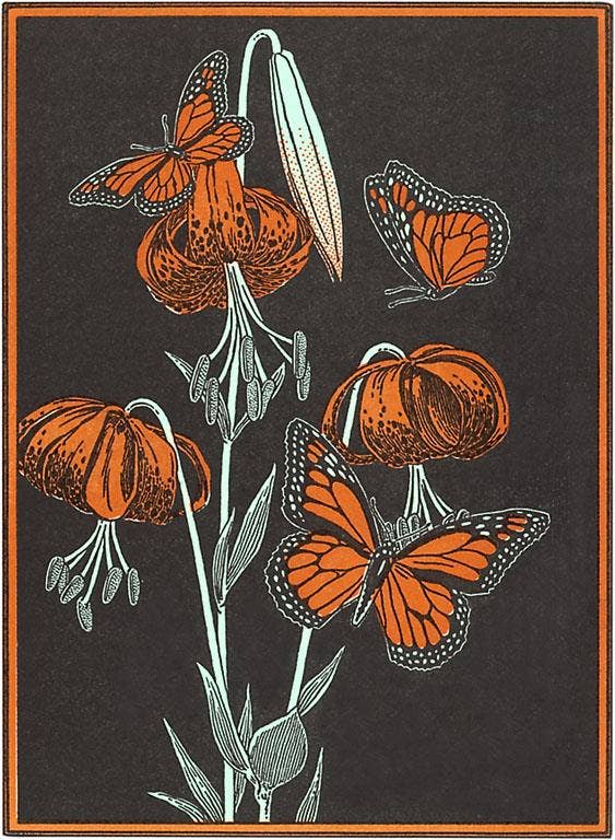 Monarch Butterflies Magnet