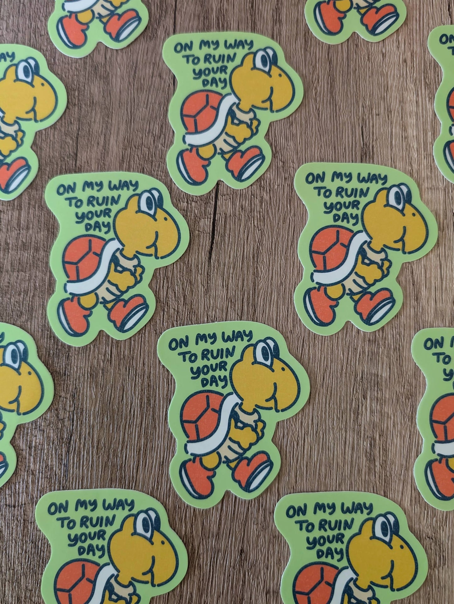 On My Way Sticker