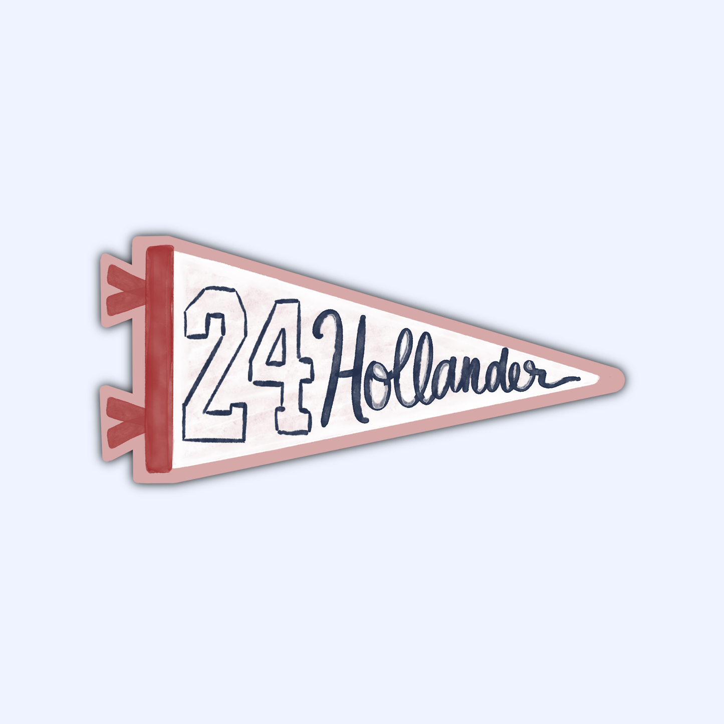 Hollander Hockey Pennant Sticker