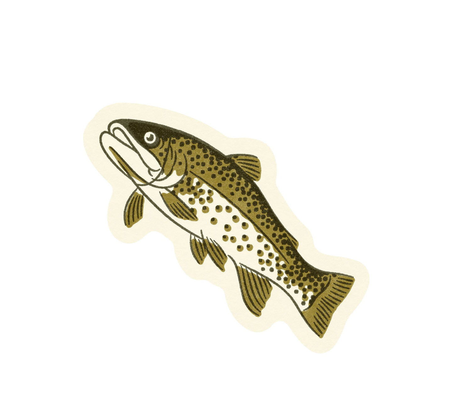 Trout Sticker