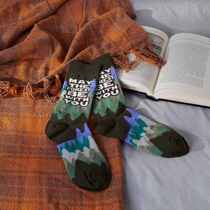 May The Forest Be With You Socks