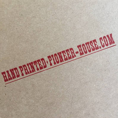 Butter My Butt Letterpress Paper Sign
