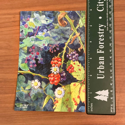Blackberry Bramble Postcard