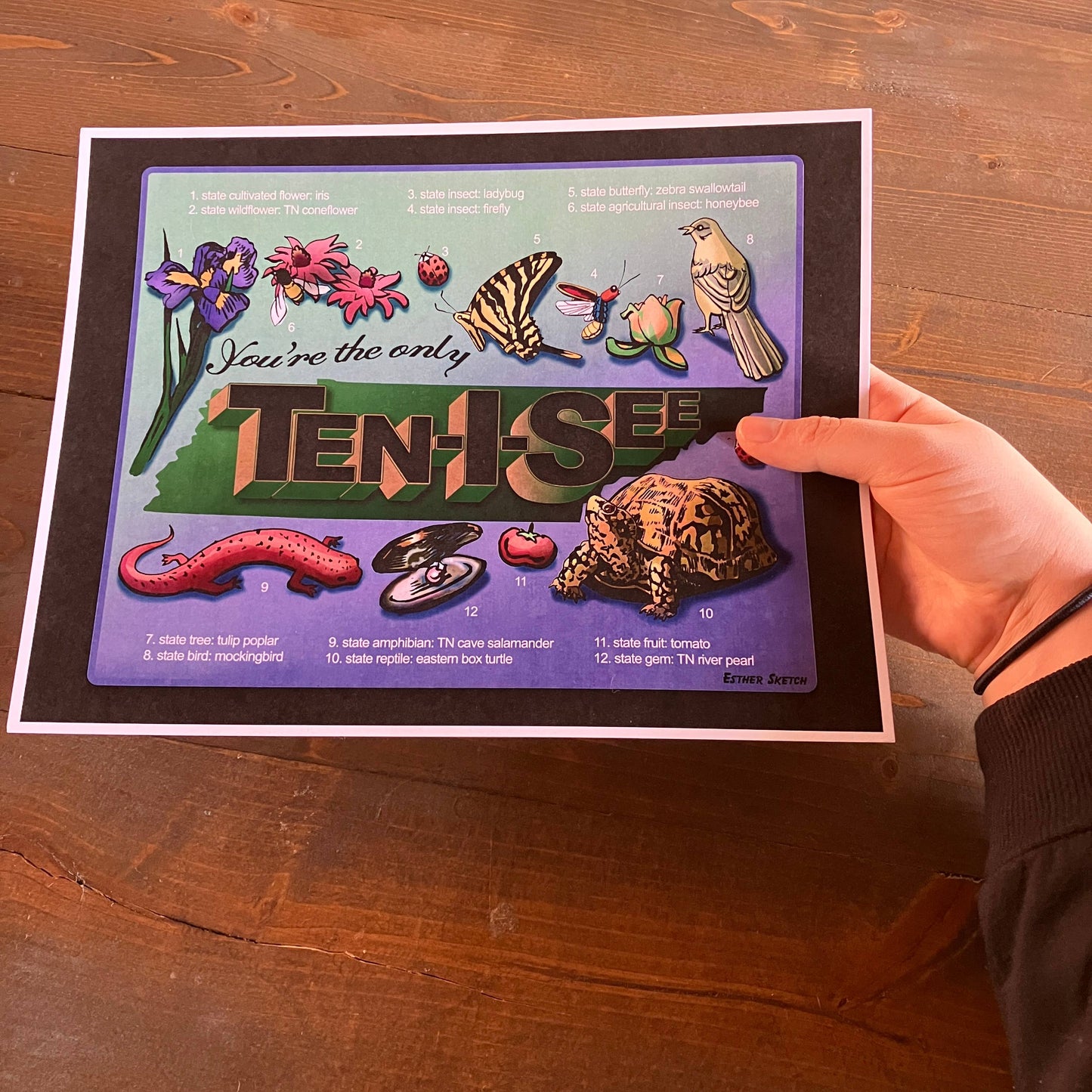 Only Ten I See Tennessee Print