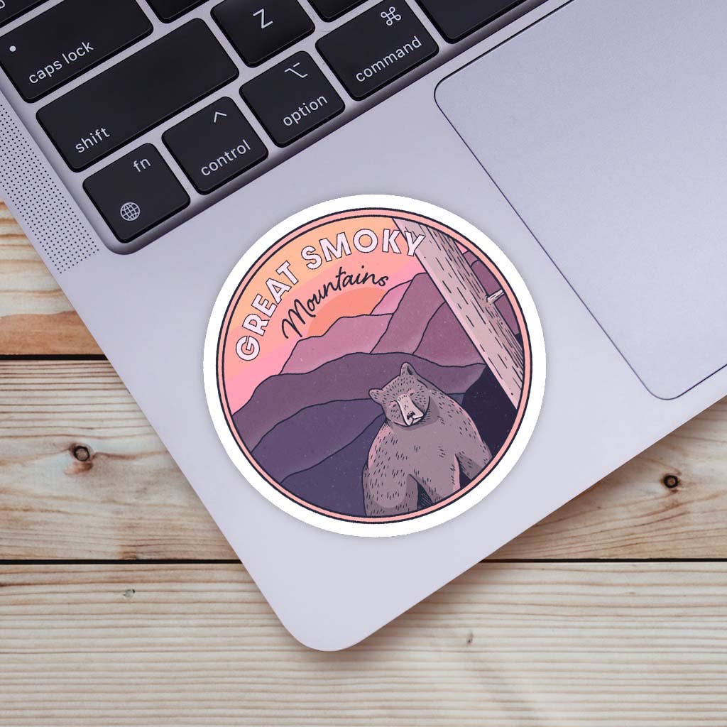 Great Smoky Mountains Bear Sticker