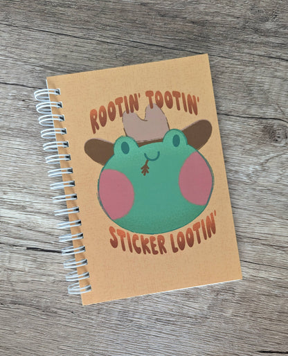 Rootin' Tootin' Frog Sticker Book