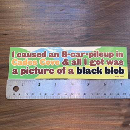 Cades Cove Bumper Sticker