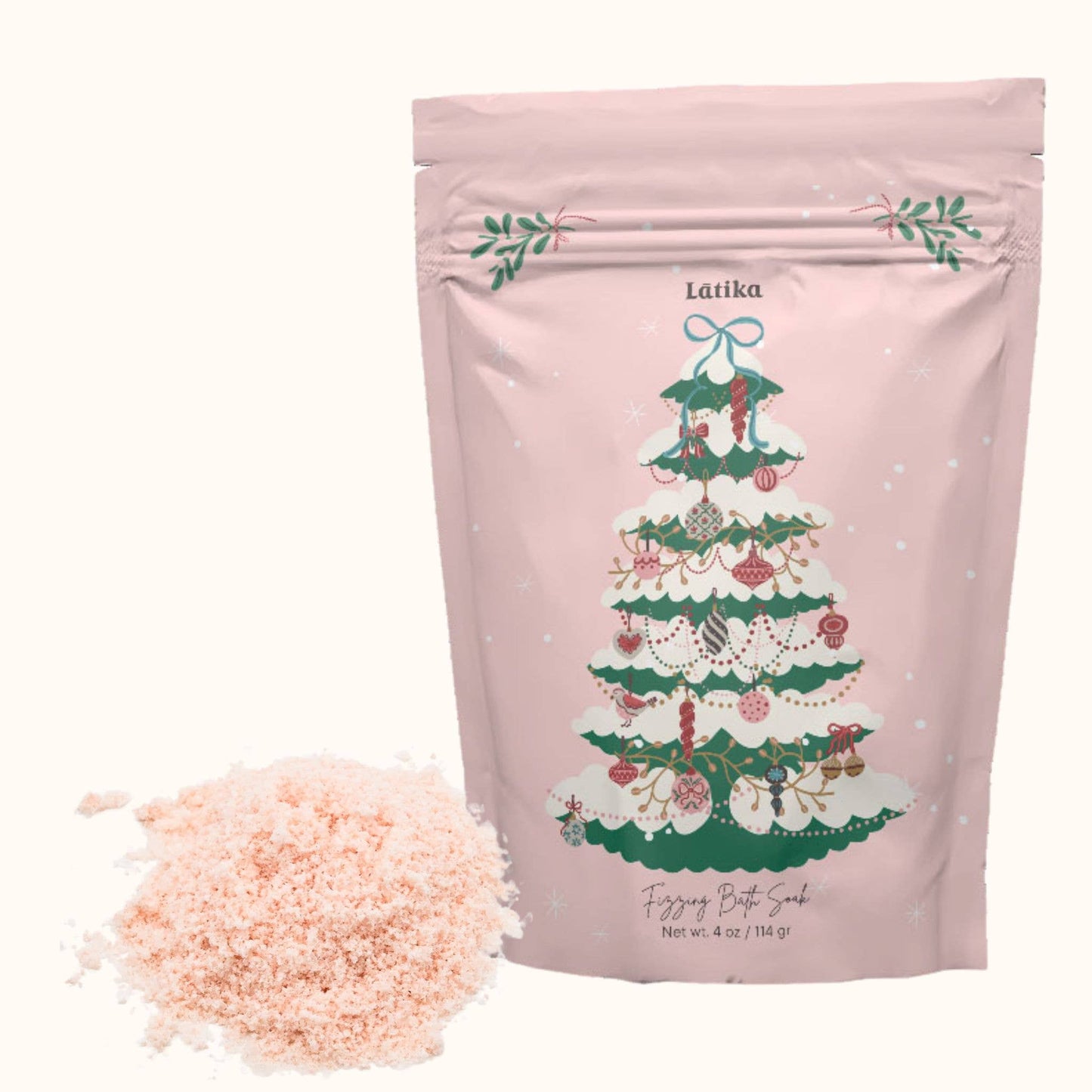Pink Christmas Tree 🎄Holiday Bath Soak