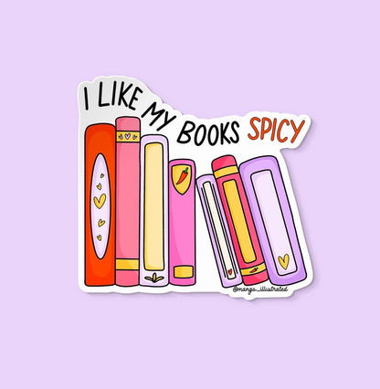 Like Spicy Books Sticker