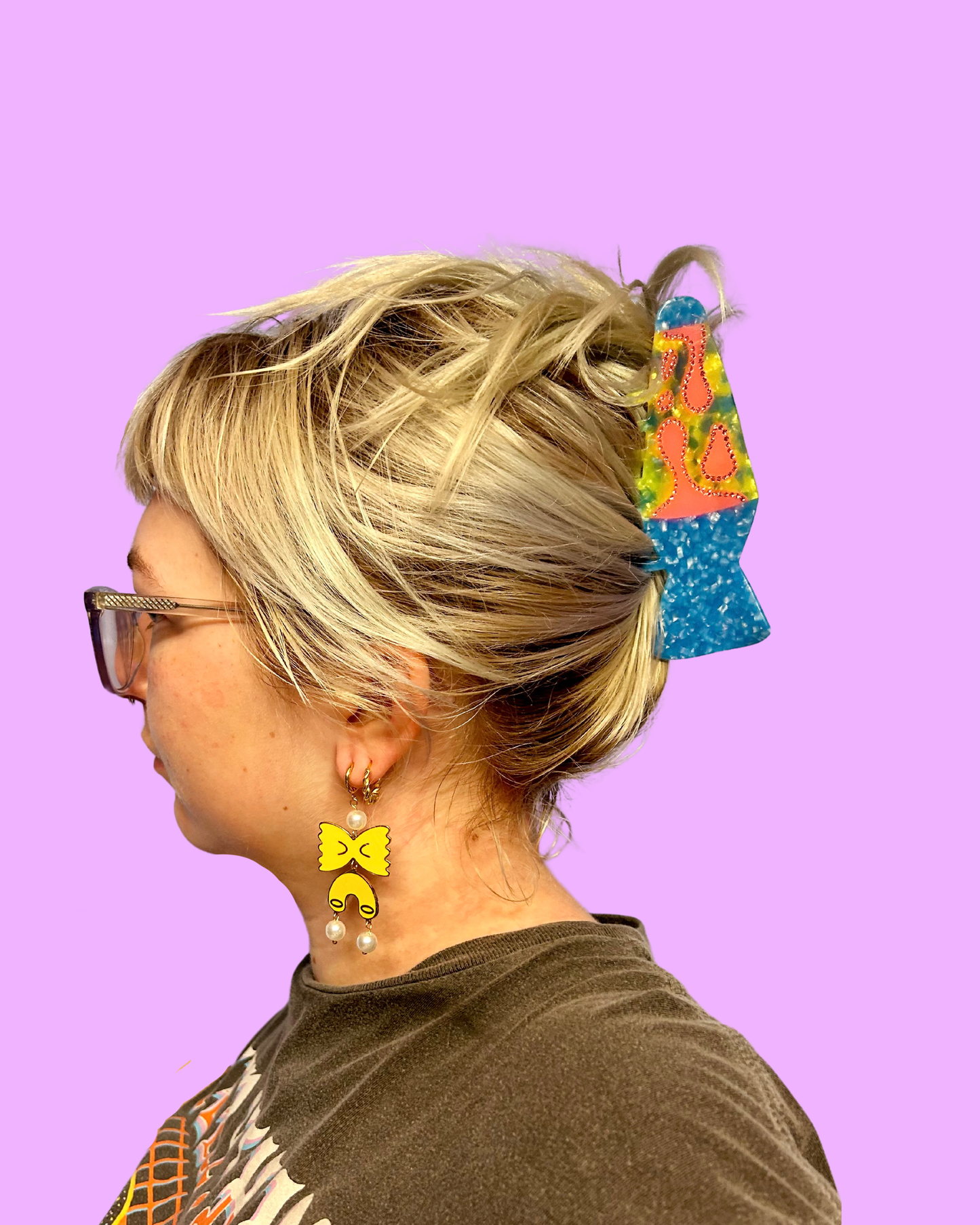 Lava Lamp Hair Claw
