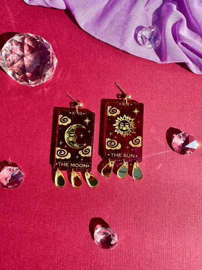 Tarot Card Earrings