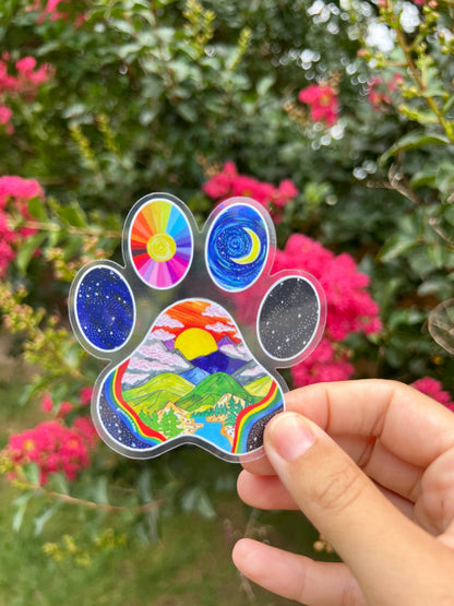 Paw Power Sticker
