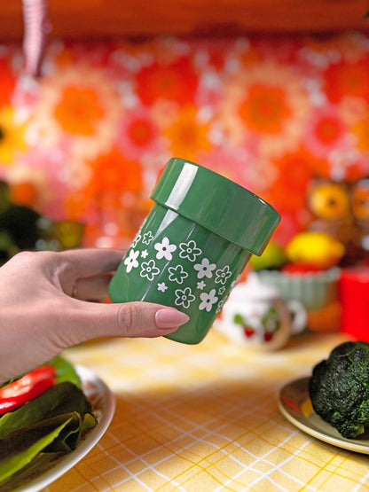 Vintage Blossoms Stash Jar