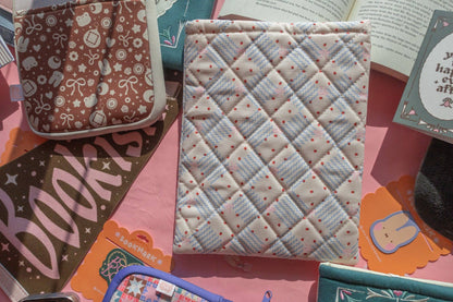 Quilted Ladybug Book/Kindle Sleeve