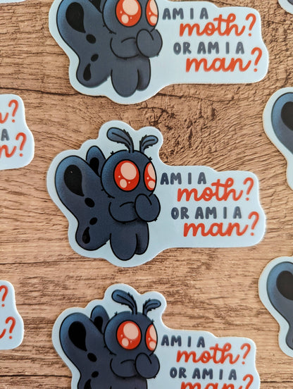 Man or Moth? Sticker
